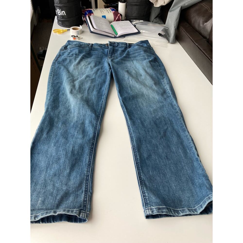 Democracy absolution women’s stretch straight jeans size 14p